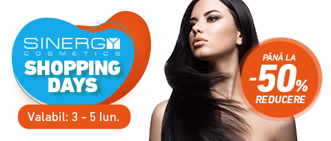 SINERGY SHOPPING DAYS - Produse pentru Coafura - Reduceri speciale dedicate profesionistilor!